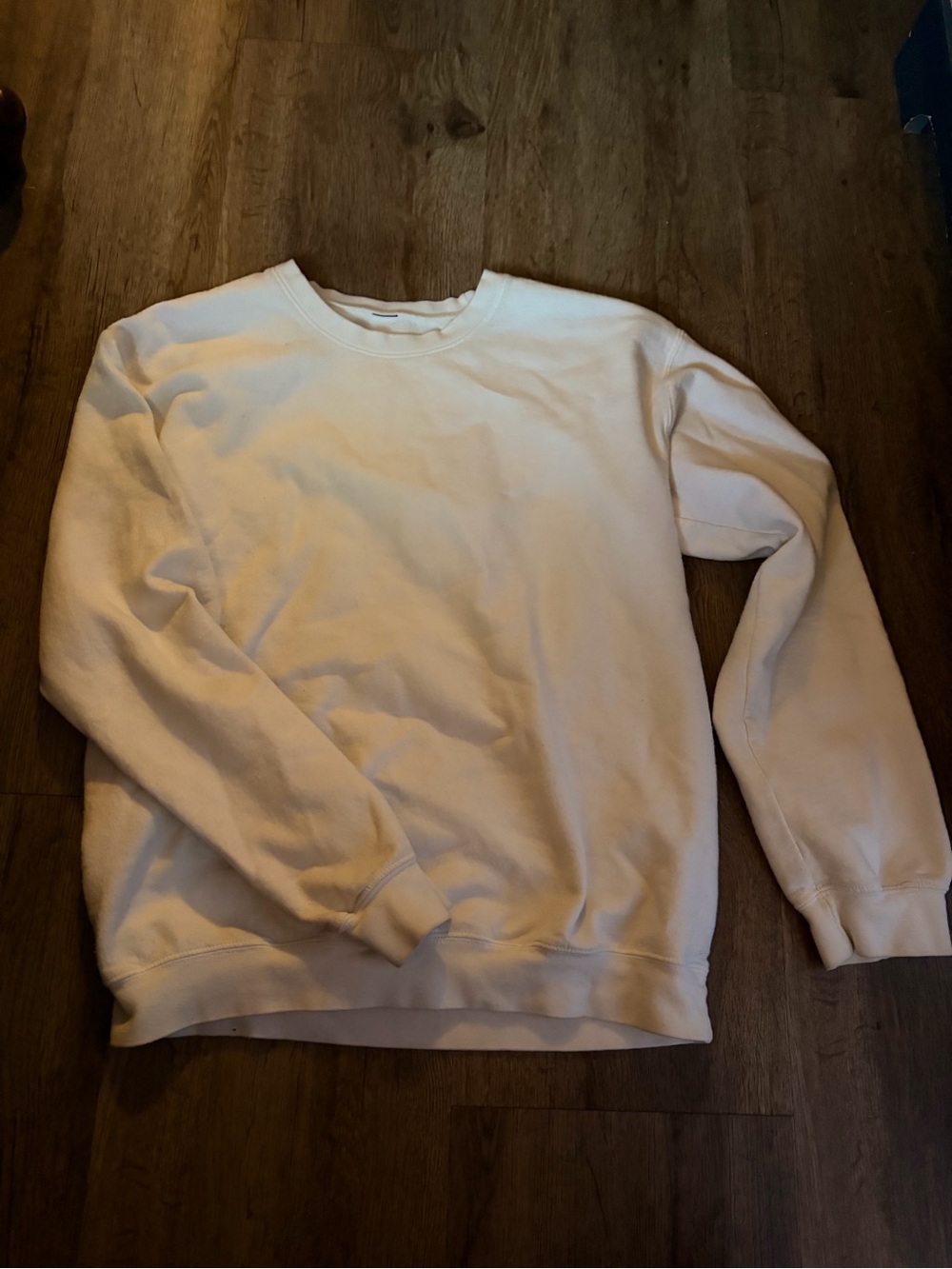 Puma Women's Crewneck Pullover - Off-White - Picture 2 of 4